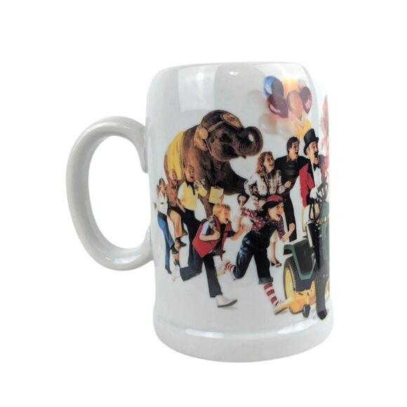 Vintage 1983 John Deere Circus Mug: Collectible Tractor Advertising Coffee Cup - Picture 3 of 6